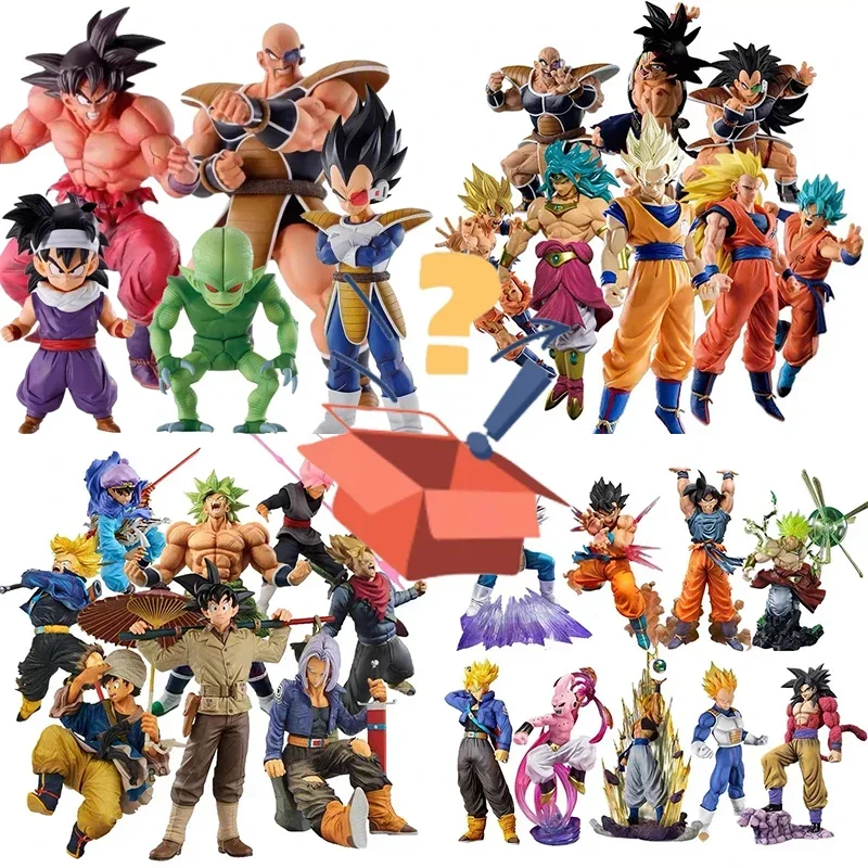 

Anime Dragon Ball Figure Blind Box Surprise Mystery Box Cell Super Saiya Goku Vegeta Action Figures Model Toys For Child Gifts