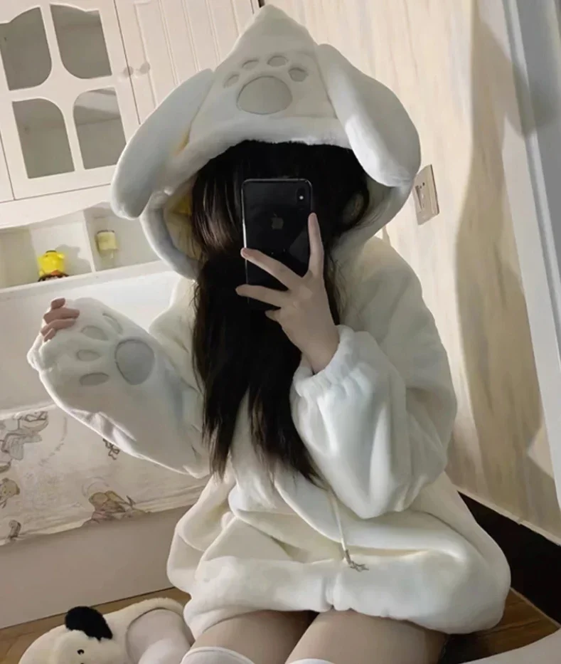 Otoño e Invierno nueva chaqueta bonita de lana de cordero estudiante estilo coreano suelta mujer polar grueso Abrigo acolchado de algodón Mujer