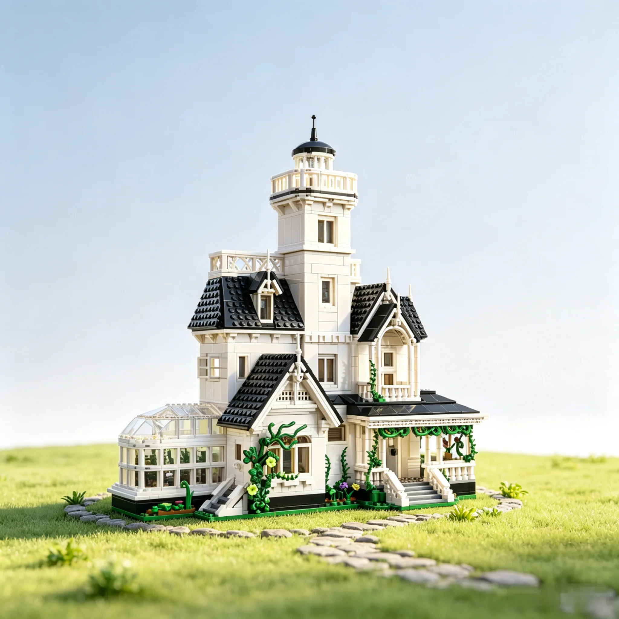 Owens House Building Blocks Set Magic Witch House Creator Architecture Model Home Decor Creative Christmas Gifts for Adults Fans