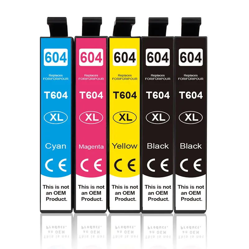 Ink Garden 604XL Tintenpatrone VOLL für Epson T 604 T604 XL mit Chip kompatibel XP 2200 2205 3200 3205 4200 4205 WF 2910 2930 2950 Drucker 4