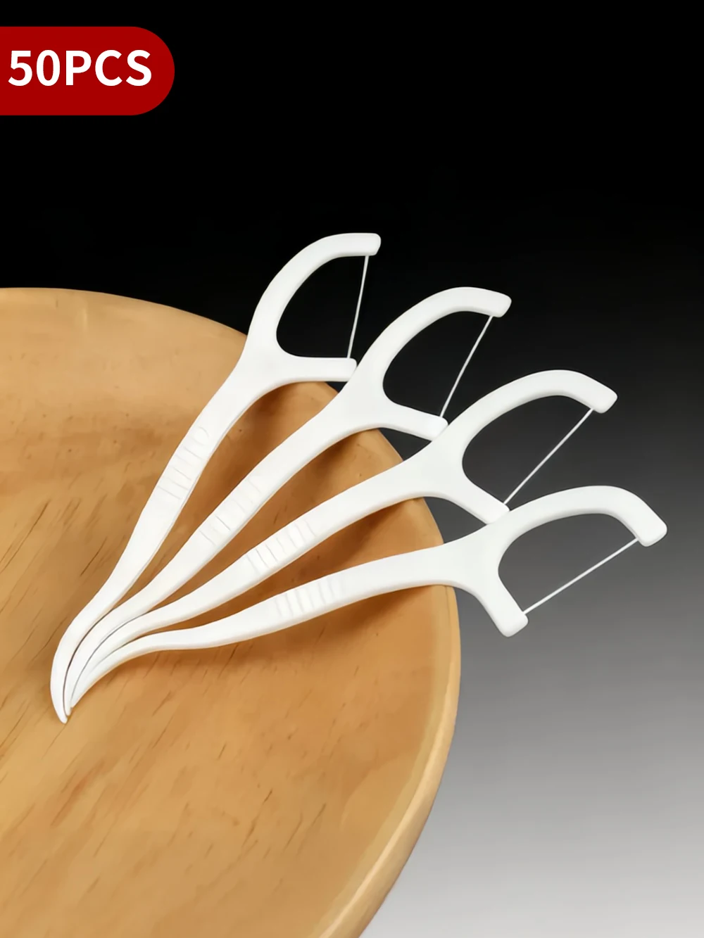 50 шт./кор. зубные нити с ультратонкой плоской нитью, легко удаляют мусор и татар, очищает зубную налет, не набухает и боль