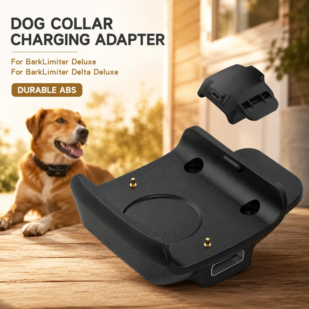 Replacement Charging Dock For Garmin BarkLimiter Deluxe / Delta Deluxe Dog Training Collar Charger Base Adapter Charging Station