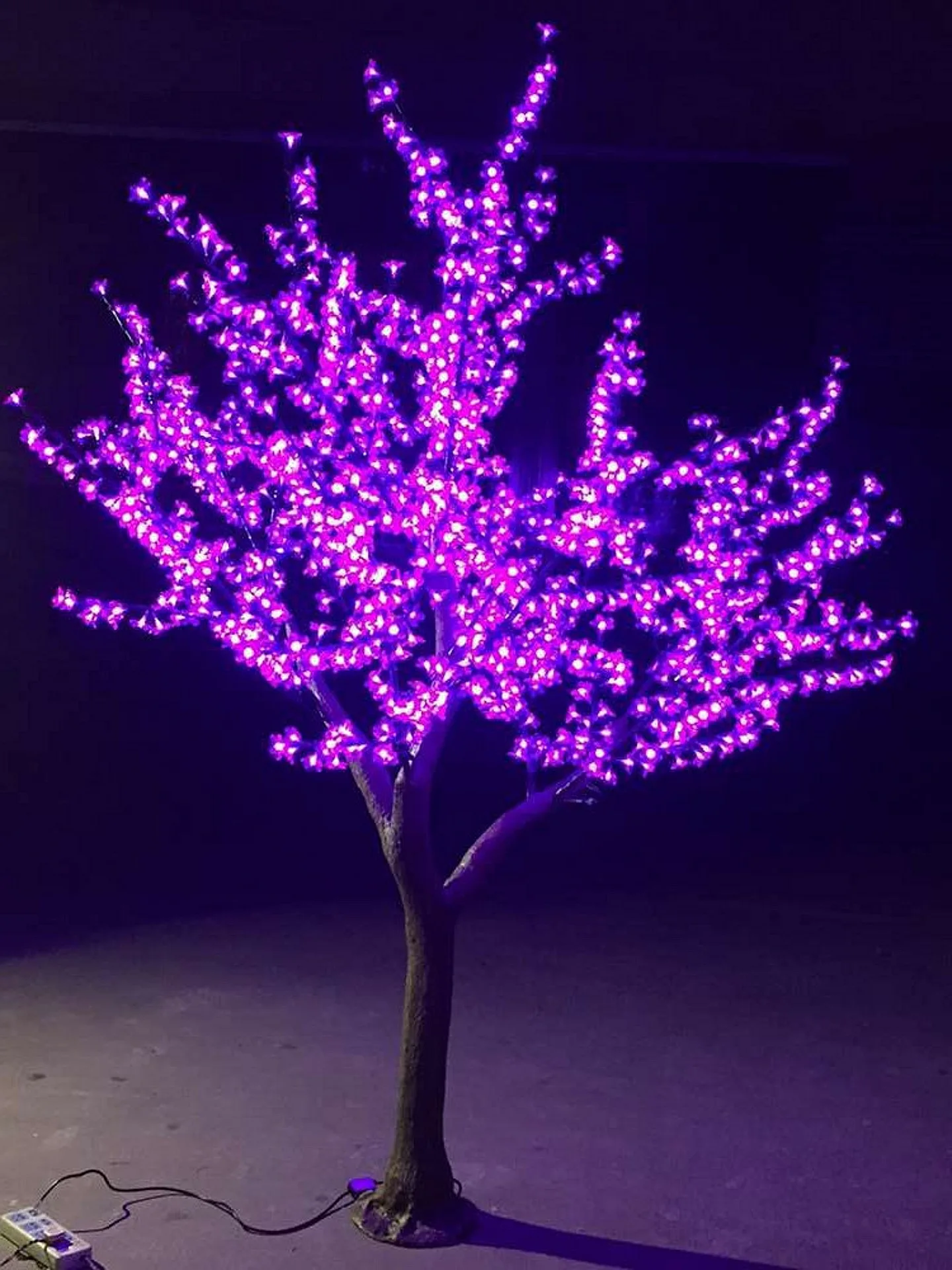 

Natural Tree trunk LED Artificial Cherry Blossom Tree Light Christmas Light 2.4m Height 110/220V Rainproof Outdoor Use