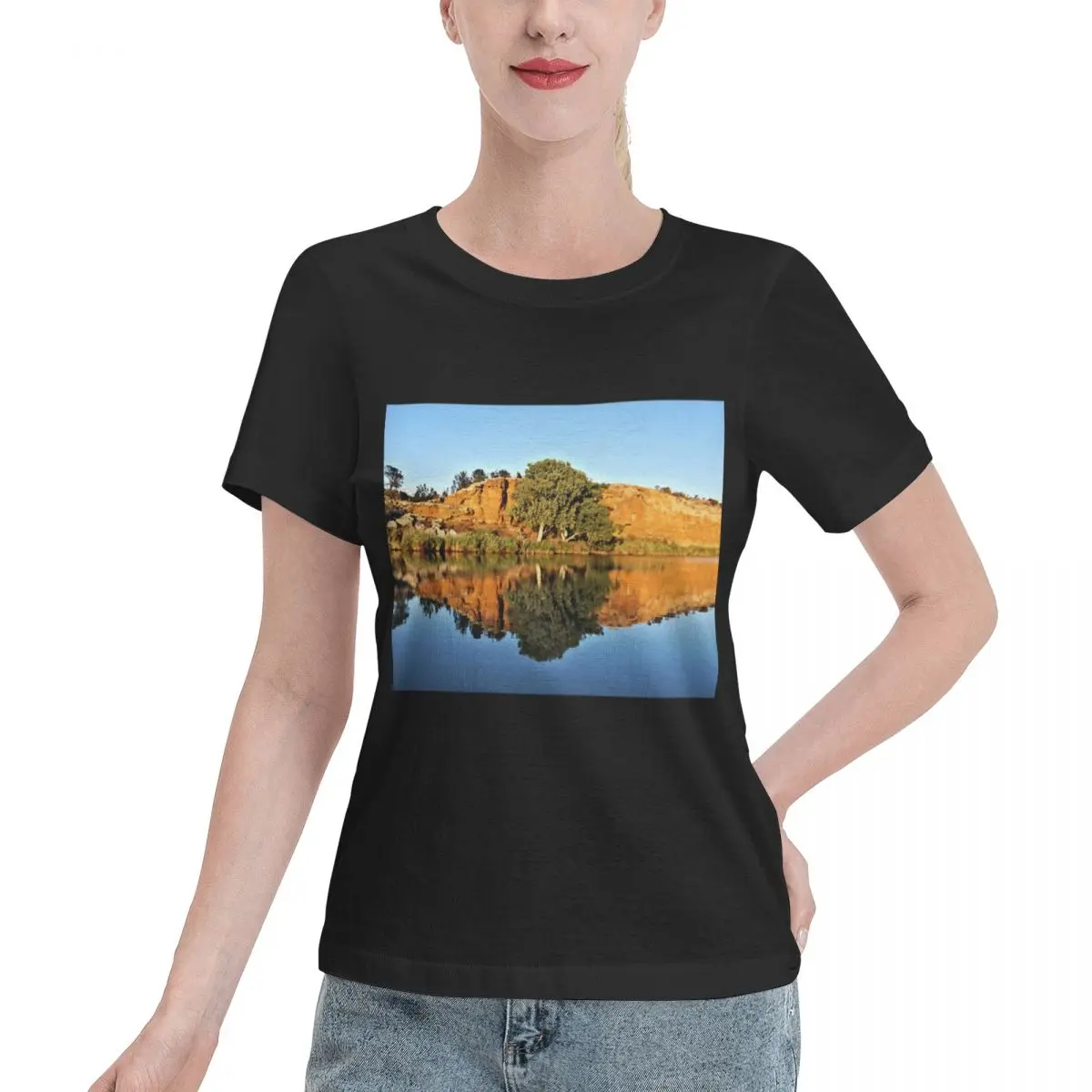 Everyday Essential Big Bend Cliffs 2 Women's T-shirt Jogging Wholesale Blank Tee
