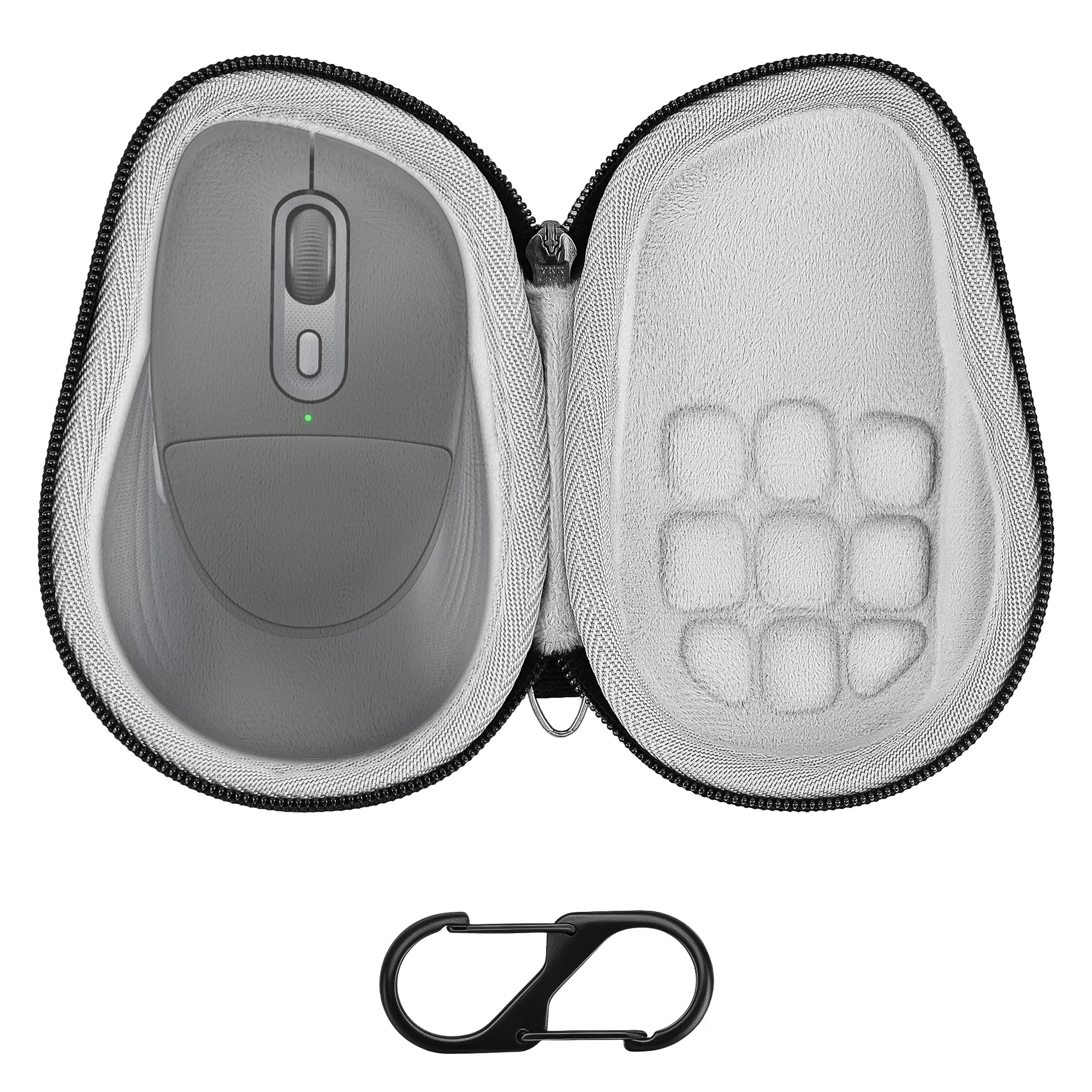 Geekria Hard EVA Mouse Case for Logitech Signature M850 L M840 L Wireless Ergonomic Mouse Shockproof Travel Storage Bag