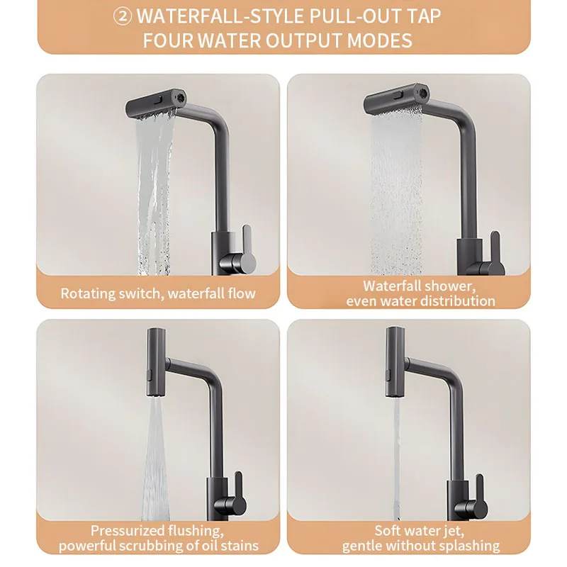 Home Use 800*460mm Kitchen Multifunctional Sink Slag collection net Dual-track design Extra-large capacity Rectangular Deep Sink