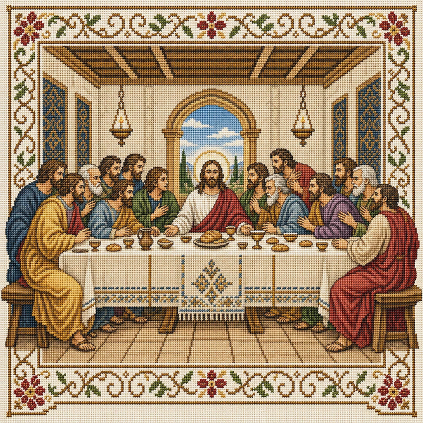 Kit de broderie à motifs 14CT, - Cross Stitch Stamped Kits Beginners avis et prix