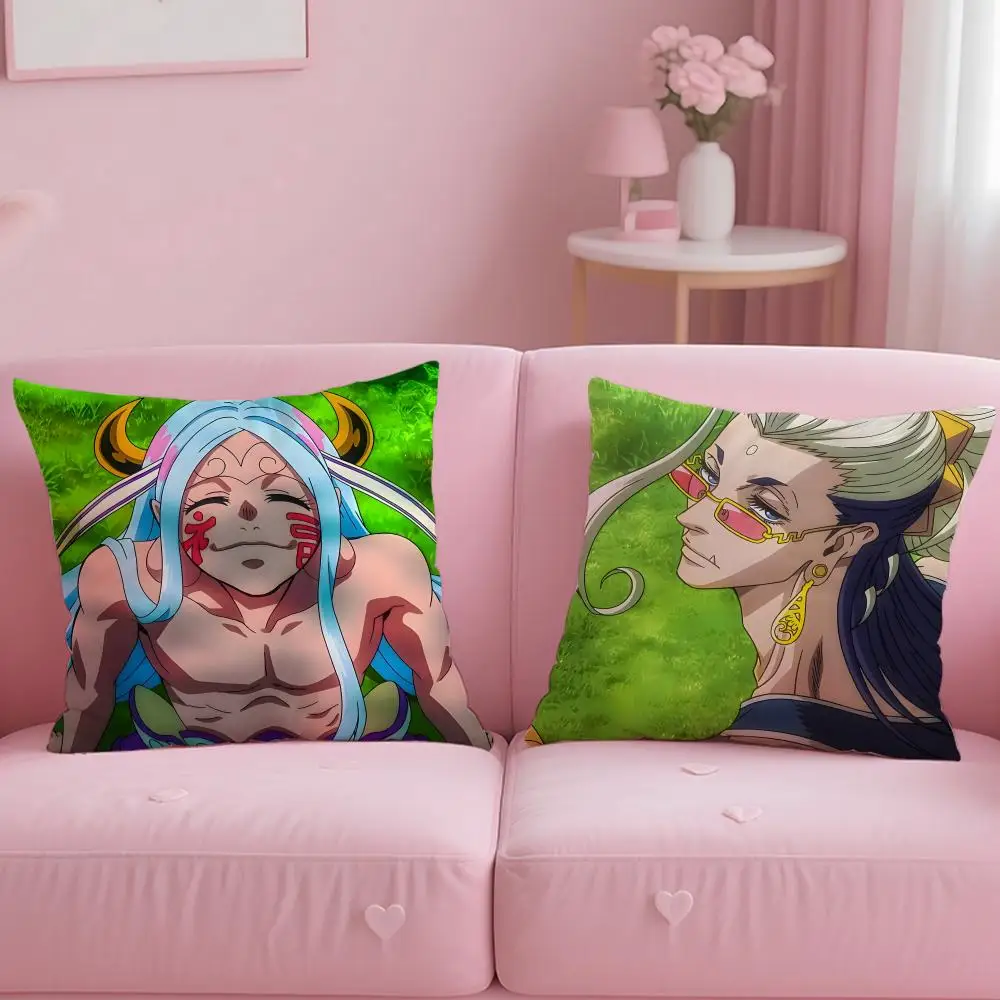 Classic Anime Record of Ragnarok Cushion Cover Soft & Easy-Wash Pillow Case – Versatile for Couch, Bed, Travel and Office