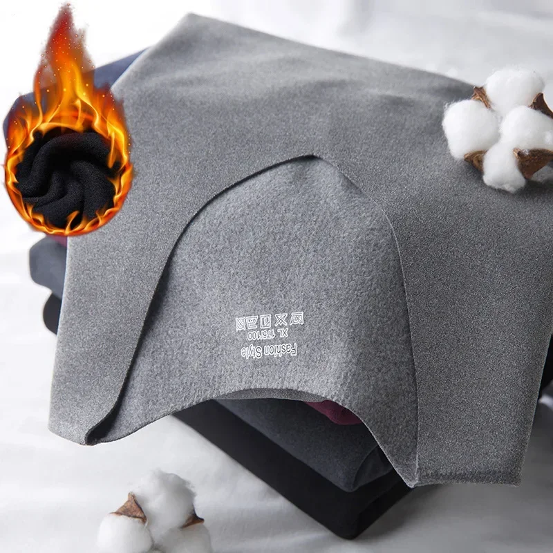 

Men Winter Thermal Underwear Tops Body Sleeveless Vest Invisible Thermo Warmer