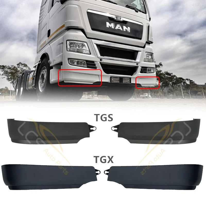 Corner Panel Truck Front Bumper Cover Plastic For MAN TGS TGX Truck Parts 81416140026 81416140025 81416140024 81416140023