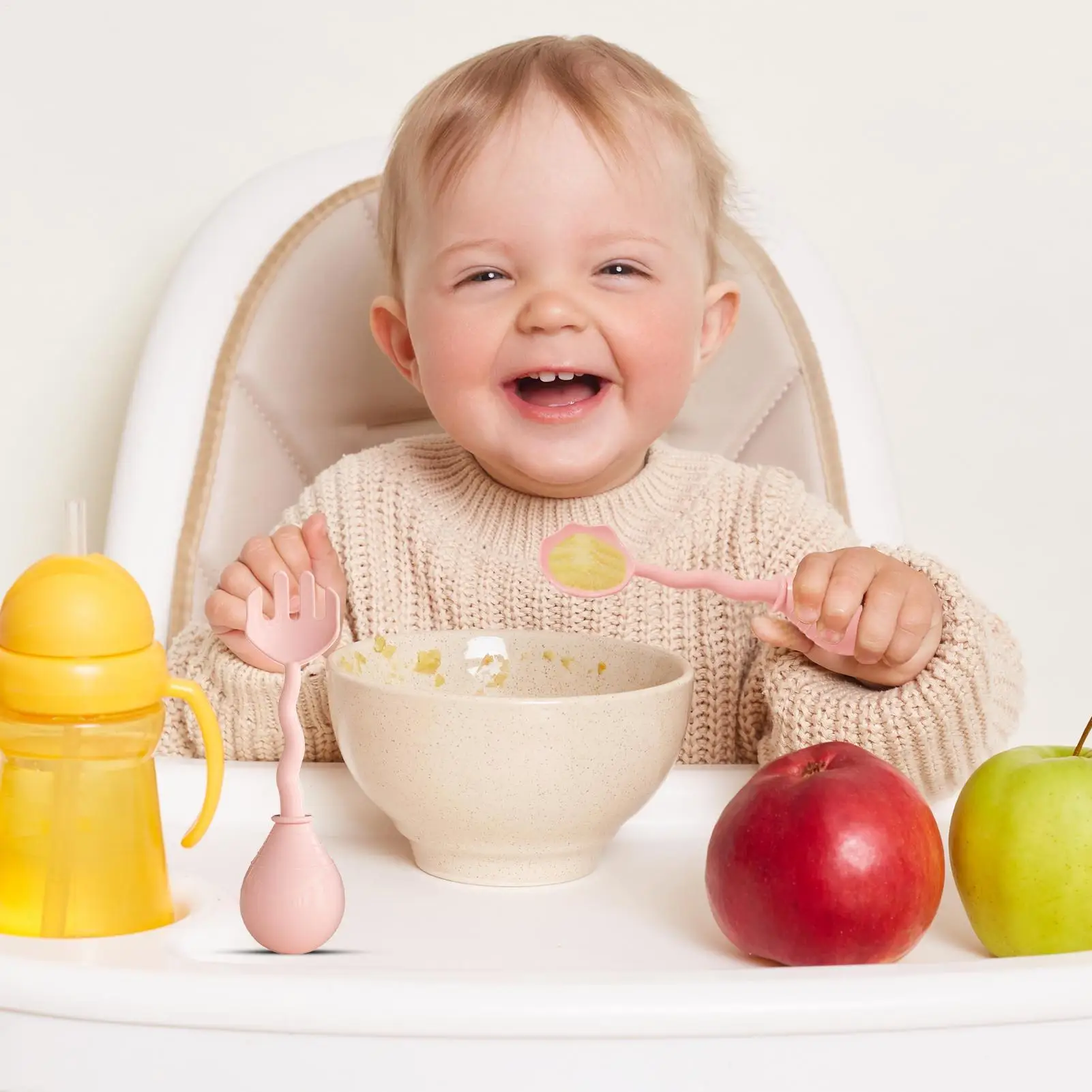 

Toddler Spoon Flexible Children Utensils Insulated Baby Utensils For School Restaurant Camping Kitchen Living Room
