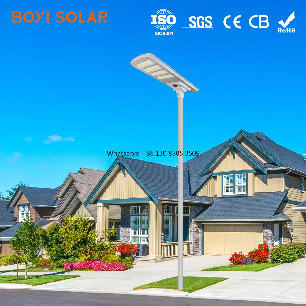 300W 400W 600W Solar Lights for Outside All in One Solar Led Street Light Lamp Outdoor Motion Sensor with Remote Control