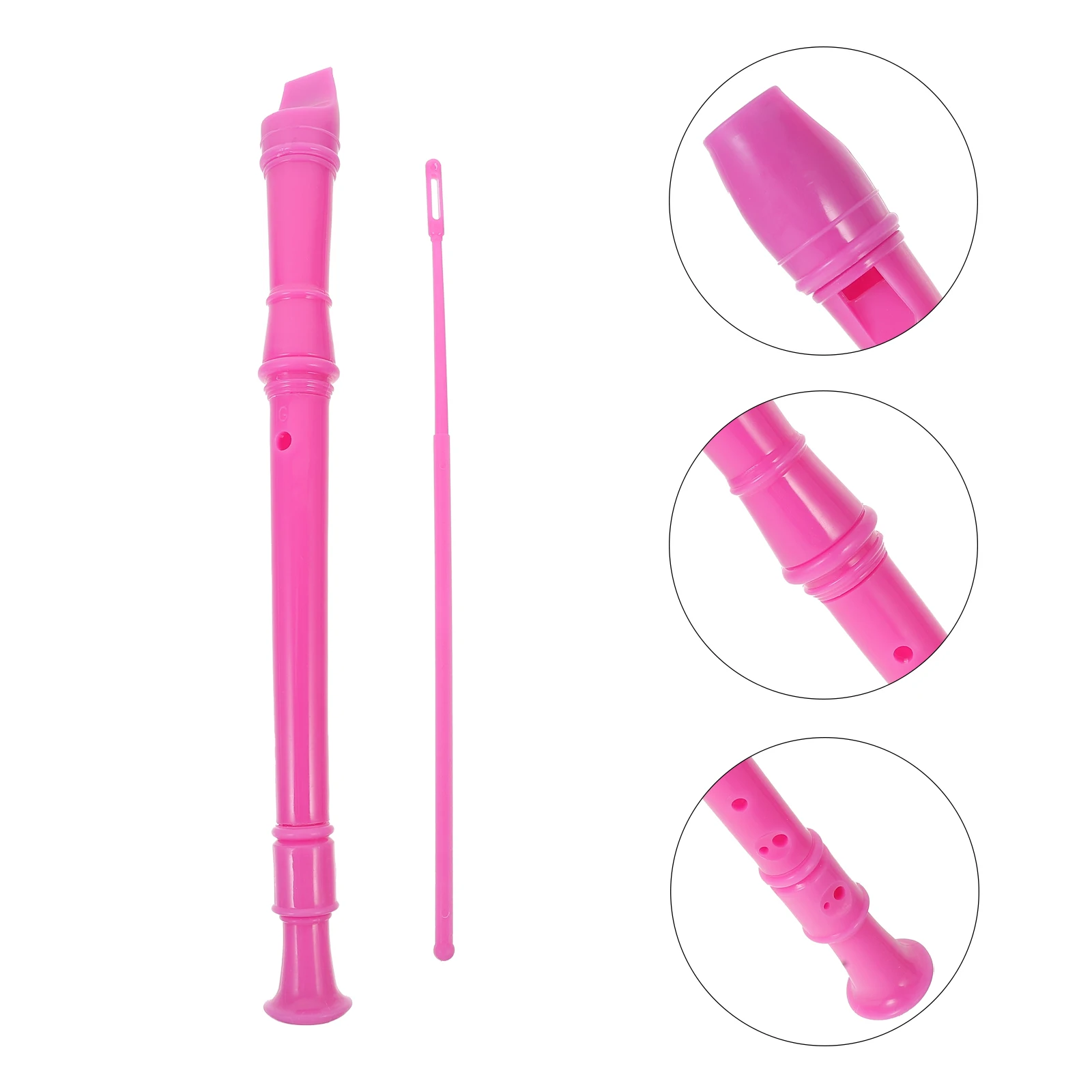 

Rose Hole Soprano Recorder Flute for Beginners Teens Easy to Play Comfortable Hold Beautiful Sound Musical Instruments