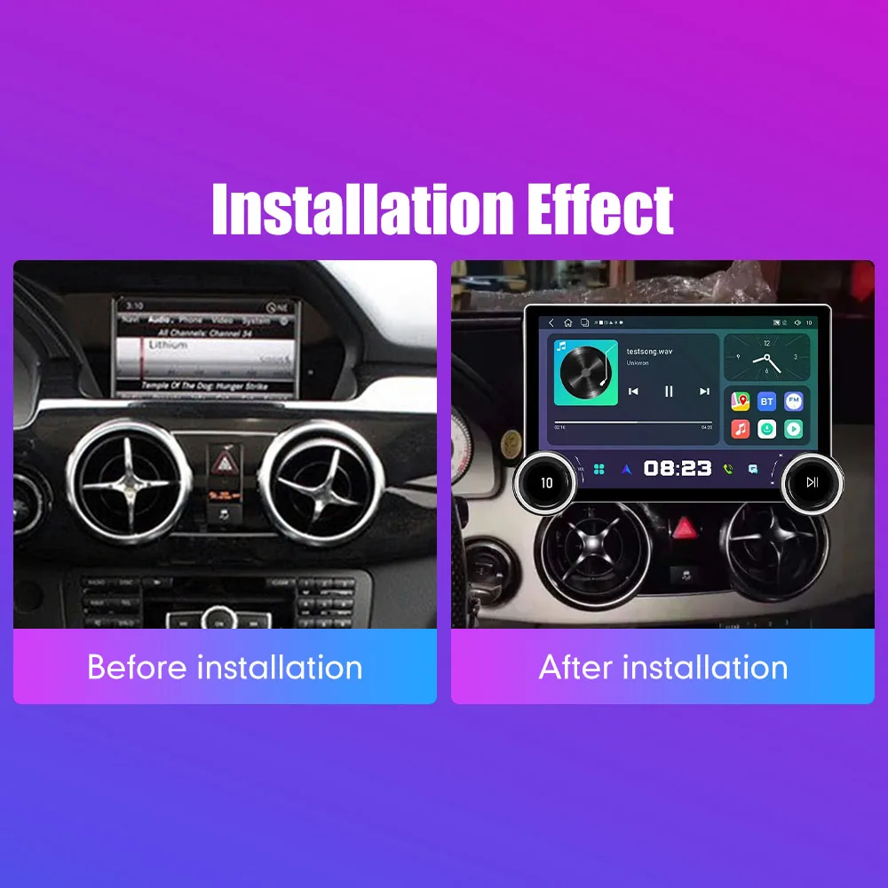 11.8 Inch 2K Double Knobs 2 Din Car Radio For Honda Glk 2012-2015 Car Radio DVD Multimedia Video Player Android Auto Carplay