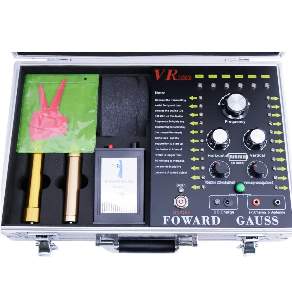 

Upgraded Long Range Metal Detector VR11000 Detecting Depth: 5-230m Detecting Range: 100-2500m VR-11000