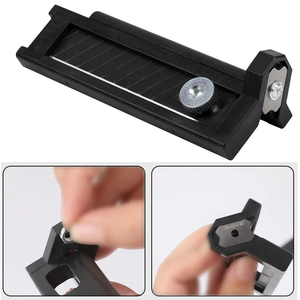 Outil de chanfrein d'angle de rabot à chanfreiner, conception de point de coupe, matière plastique, lame R1, R1.5, Inter, lame R3