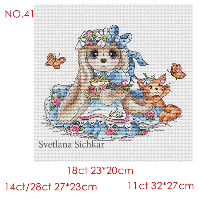The cross-stitch set 28CT, 18CT, 14CT and 11CT can be selected as the hand-made material pack of printed fabric saga butterfly R