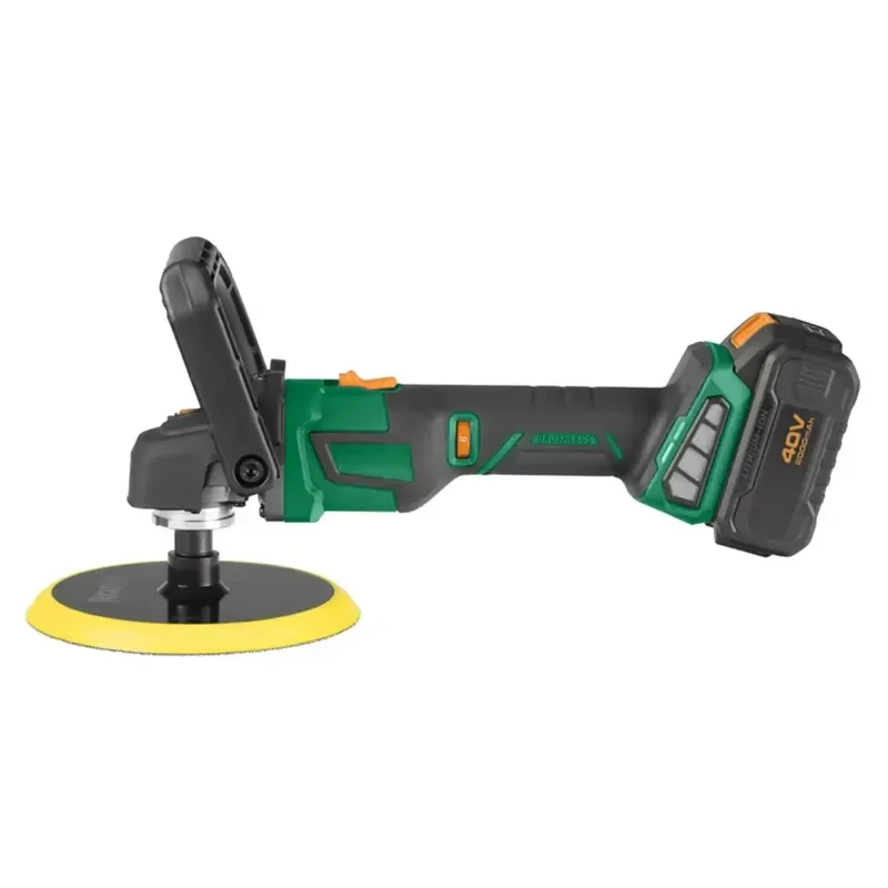 40V Brushless Cordless Polisher 180mm High Torque Power Tool for Car Polishing Grinding and Oxidation Removal Efficient