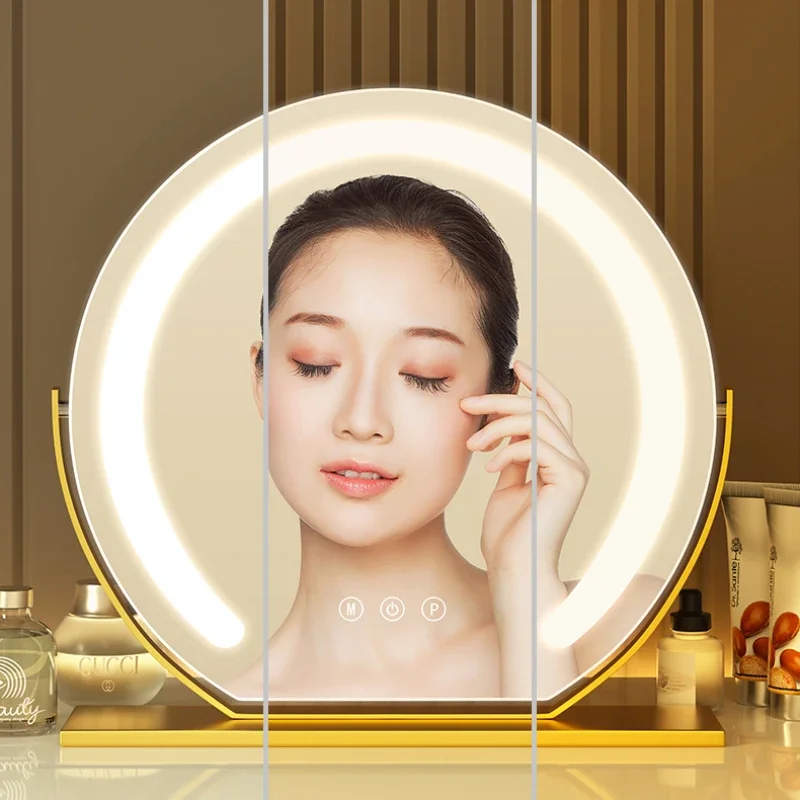 Creative Makeup Mirror Minimalist Bathroom Display Irregular Table Mirror Design Living Room Specchio Trucco Home Decorations