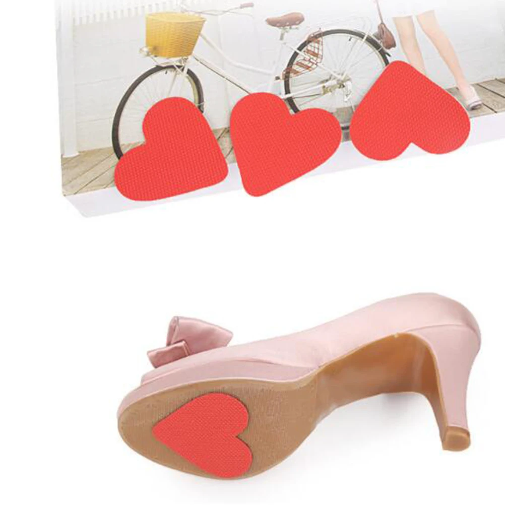 

10Pairs Non-Slip Sole Protectors Anti-Slip Shoe Grips for High Heels Sandals Boots Easy Peel Adhesive Patches Sole Protector