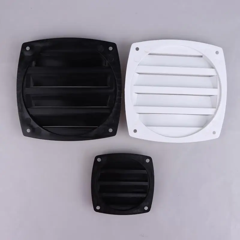 1Pcs Boat Louvered Vent Replace Square Air Vent Grill Ventilation Ducting Cover Outlet Vent For Marine RV▪