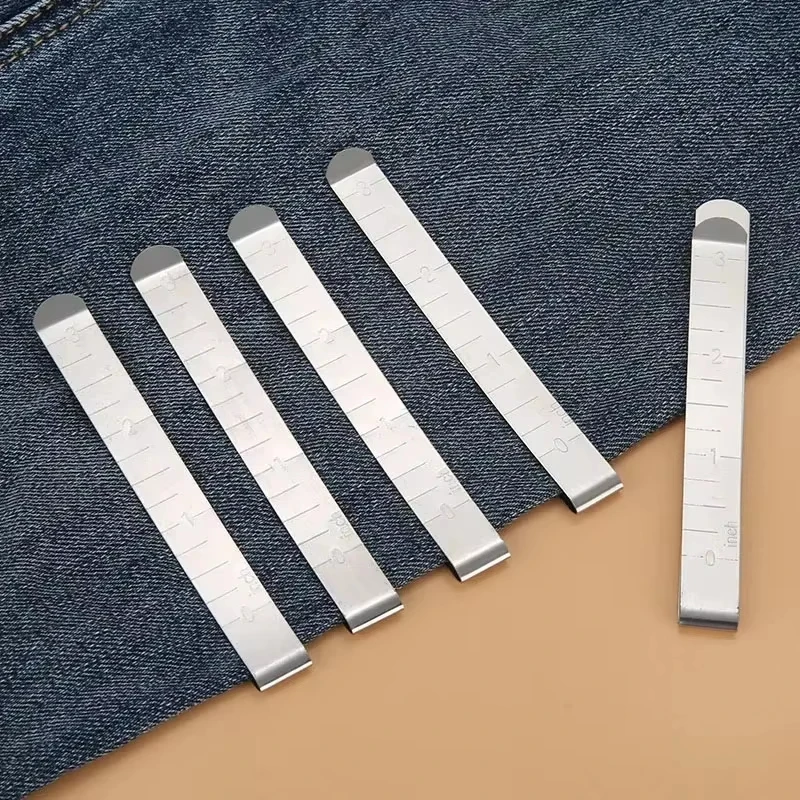 5Pcs C16R Metal Sewing Crimping Clip Stainless Steel Sewing Clips For DIY Pinning Quilting Ruler Tool
