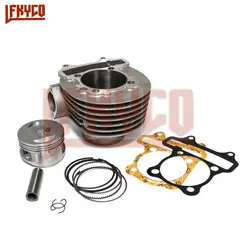 Motorcycle 61mm Engine Cylinder Piston Gasket Ring Kit Motor for GY6 150CC 180CC Big Bore Scooter Motoblock ATV Equipment Parts