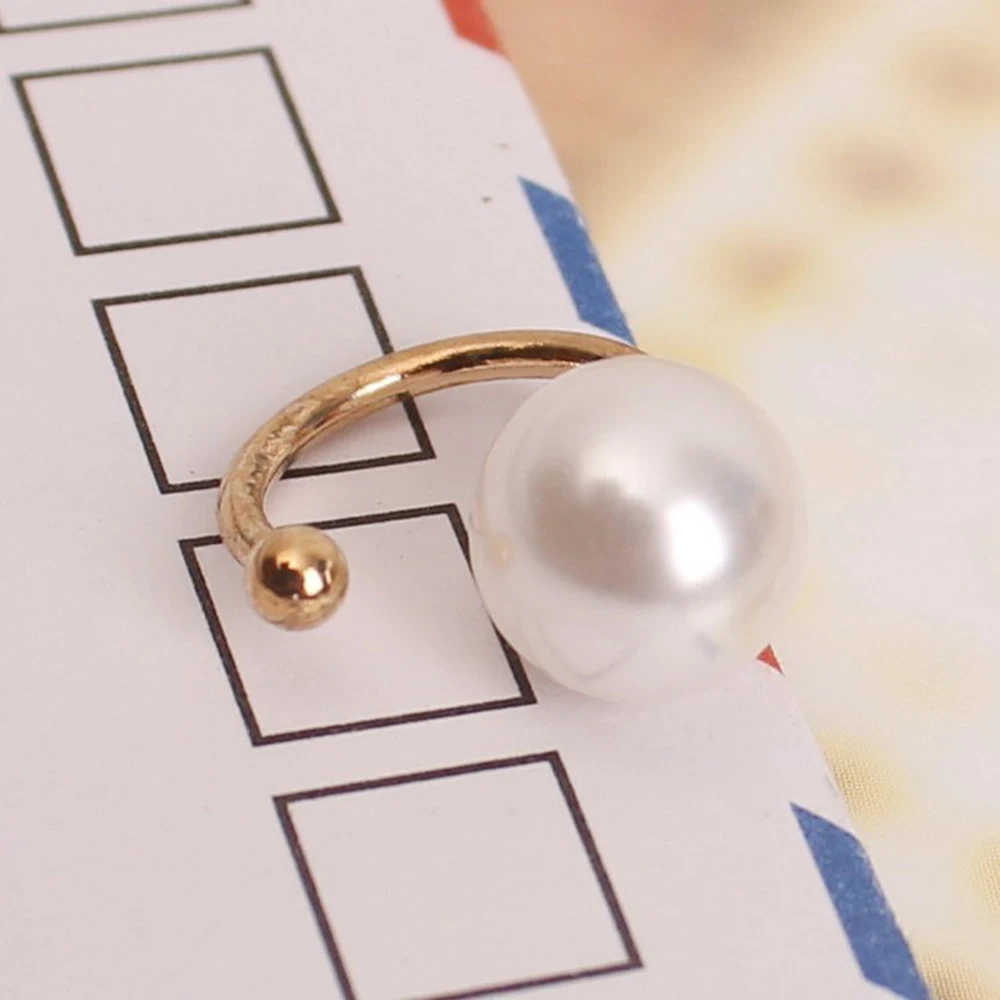 New Imitation Pearl Wrap Ear Cuff Cartilage Clip On No Piercing Earings Fashion Jewelry Brincos for Women Bijoux Wedding Gift