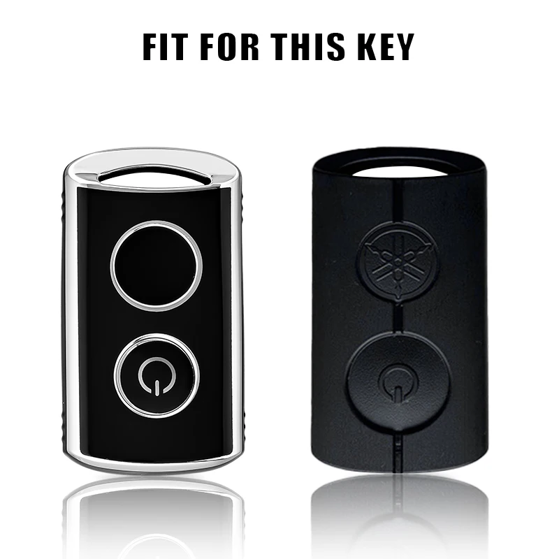 TPU Motor Remote Key Fob Case Cover For Yamaha Nmax 2021/2022 NVX NVX155 XMAX XMAX300 QBIX AEROX JAUNS 2018 2019 Car Accessories