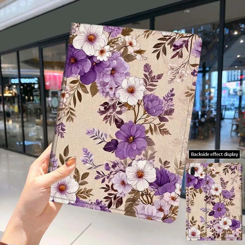

Beautiful flower pattern For Huawei MatePad Air SE Pro M6 M5 M2 T10s T5 10 11 12.6 11.5 12 X 10.8 Inch 10.1 Tablet Case