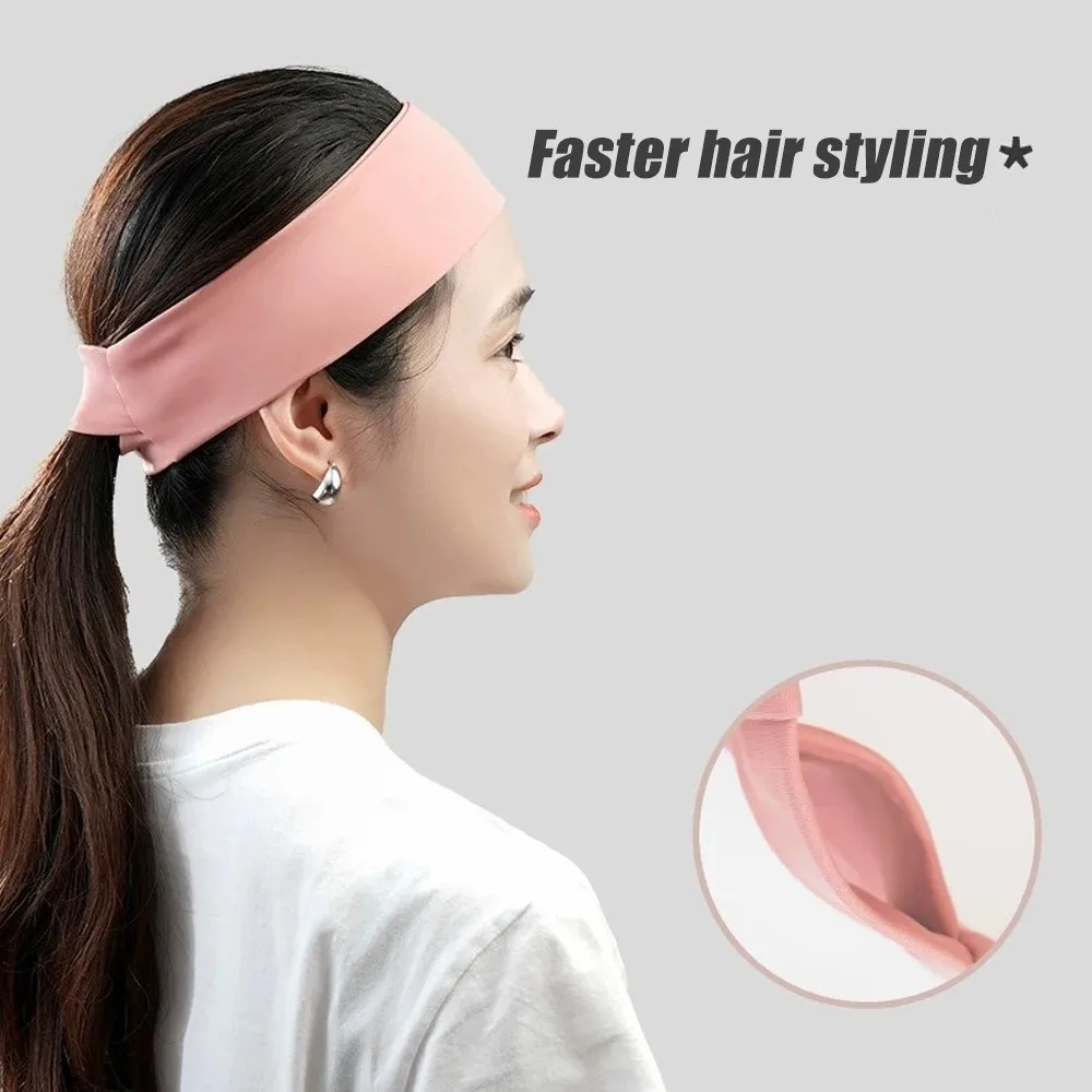Elastic Sport Headbands Absorbent Sweat Soft Stretchy Yoga Headbands Non-Slip Design Breathable Ponytail Holder Daily Life