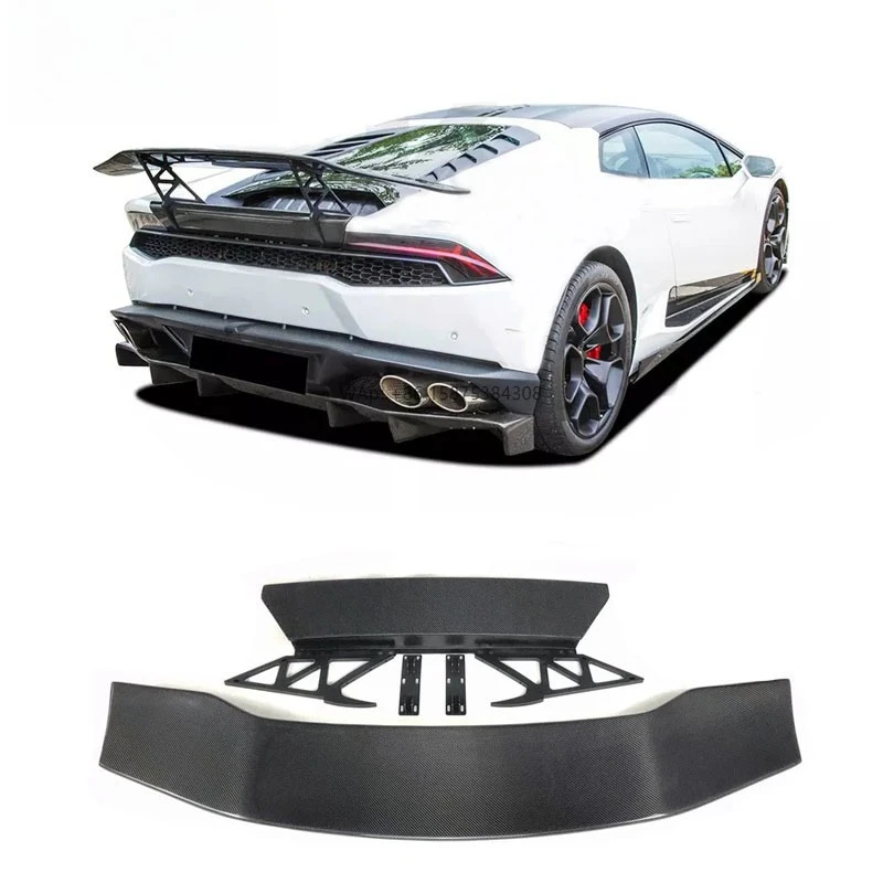 

DMC Style Dry Carbon Fiber Rear Spoiler Wing for Huracan LP580 LP610