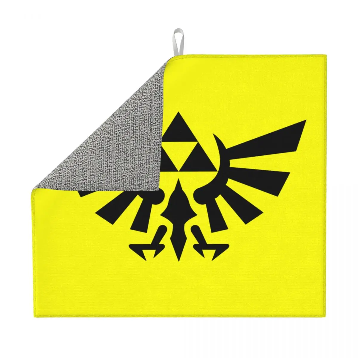 Custom The Legend Of Zeldas Dish Drying Mat for Kitchen Absorbent Quick Dry Anime Game Microfiber Drainer Pads