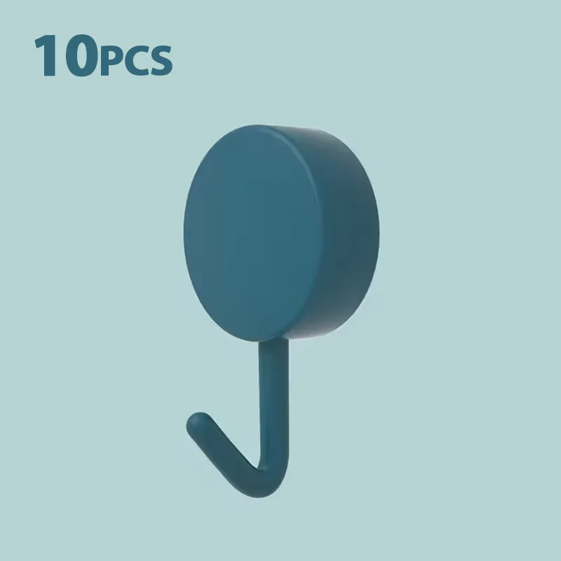 5/10PCS Selbstklebende Wand Haken Stark Ohne Bohren Kleidung Wc Badezimmer Tür Küche Handtuch Aufhänger Hause Tisch locker Haken