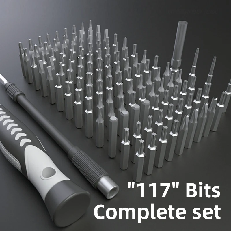 Xiaomi Precision Screwdriver Set 130/45 In 1 CR-V Screwdrivers Kit 117 Magnetic Screw Bits Combination Tool For Laptop Hand Tool