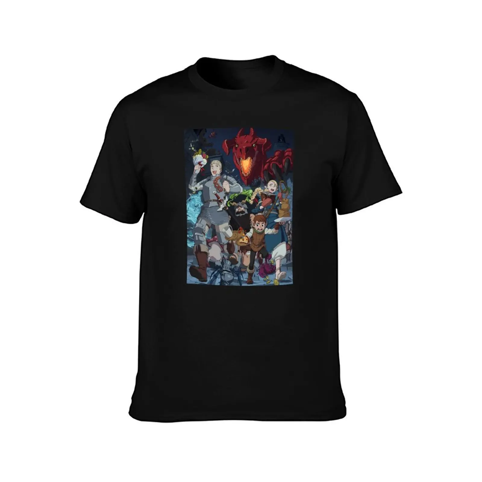 Dungeon Meshi T-Shirt Large Size Short Sleeve T-Shirt