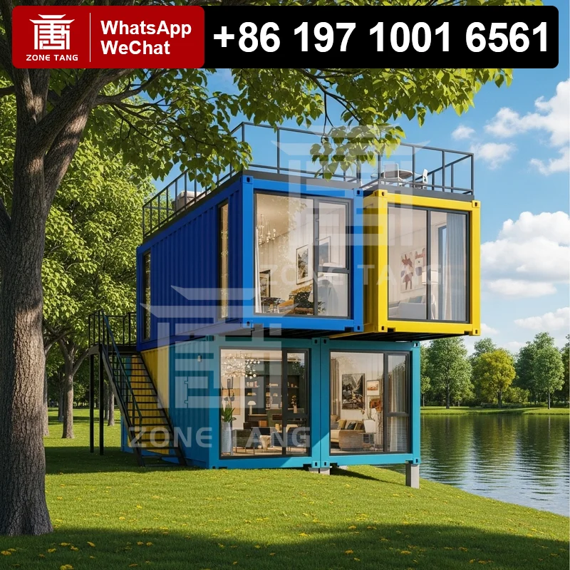 

Premade Houses Customization Prefab Home Global Shipping Hotel Suite Compact Flat Pack House Moisture Proof House Price Portable