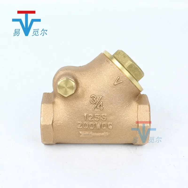 

Bronze Threaded Check Valve 125H-BNS-N RED WHITE 125s 200wog