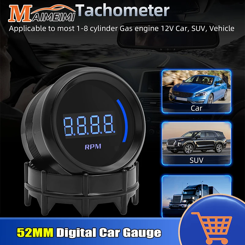 52Mm Auto Tachomete…