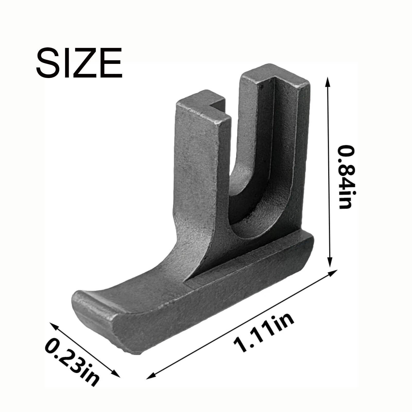 1Pc Left Zipper Foot #YQ-516 Fits for Rex RX-607 Sailrite LS-1 Consew CP206R Sewing Machine Accessories