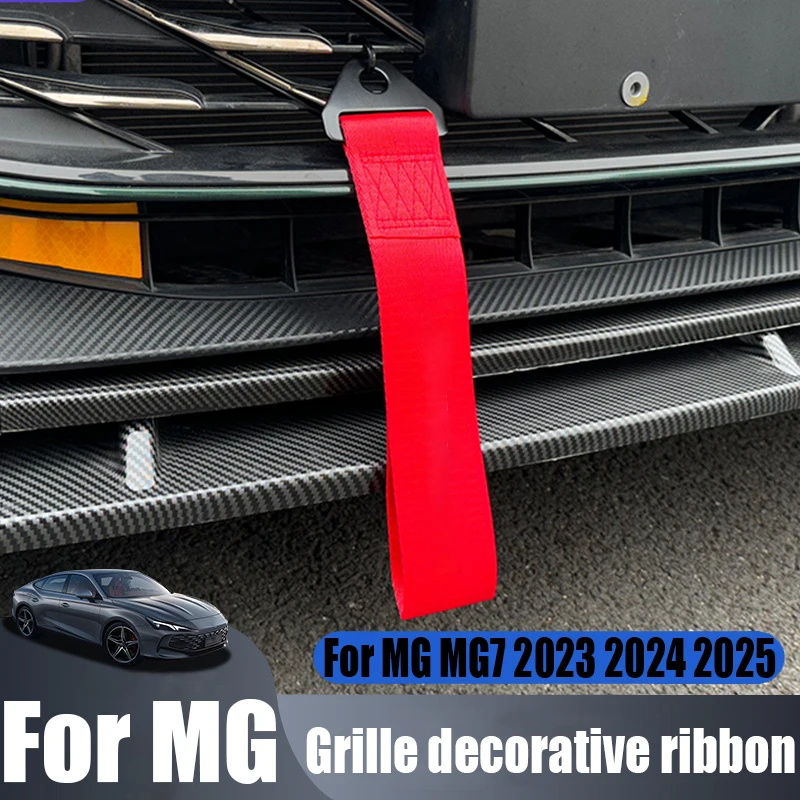

Для MG MG7 2023 2024 2025 модифицированная спортивная решетка, декоративная лента, аксессуары для наружного украшения автомобиля, ремень для прицепа