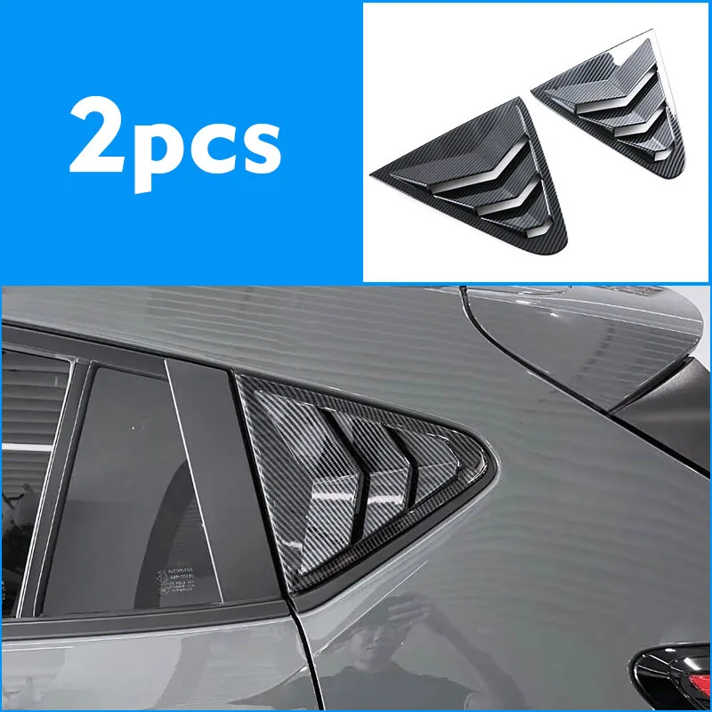 23 قطعة ألياف الكربون سيارة مجموعة خارجية غطاء الكسوة لسوبارو Crosstrek 2024 2025 #4