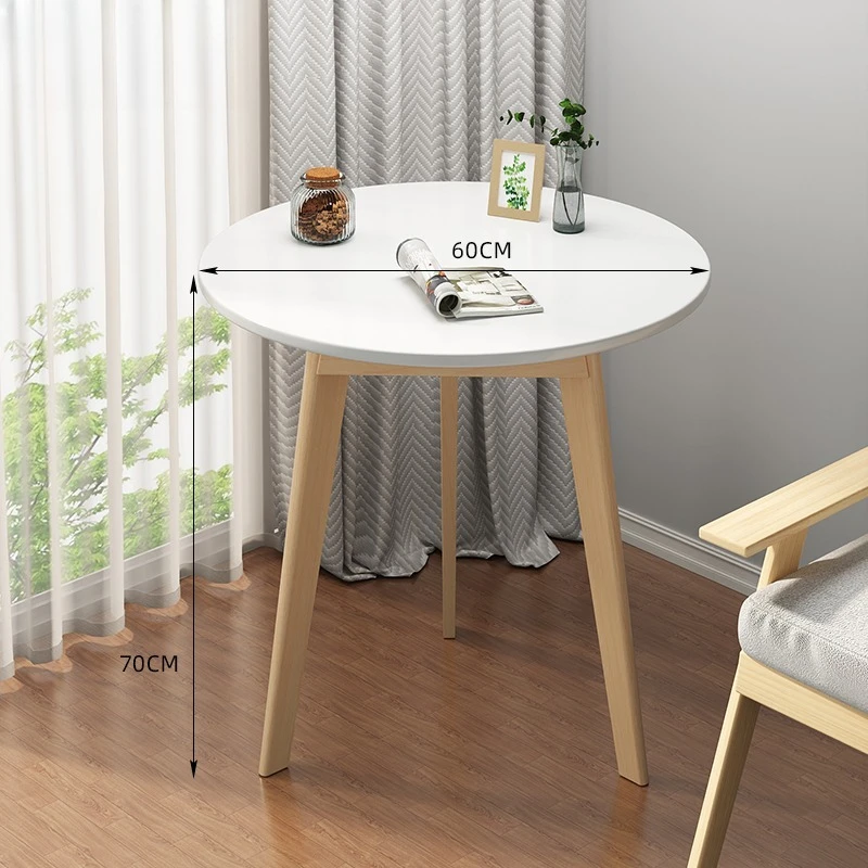 أثاث الاستقبال طاولات المقهى طاولة جانبية طاولات مقهى مستديرة تجارية أثاث خشبي ترفيهي Der Tisch MH40ZZ #2