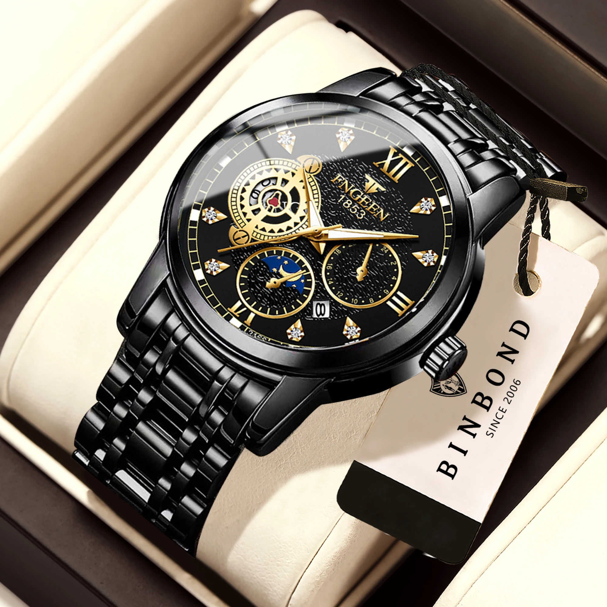 BINBOND Automatische Datumsanz – Smartwatch Luxury Watches For Men Bewertung und Preis
