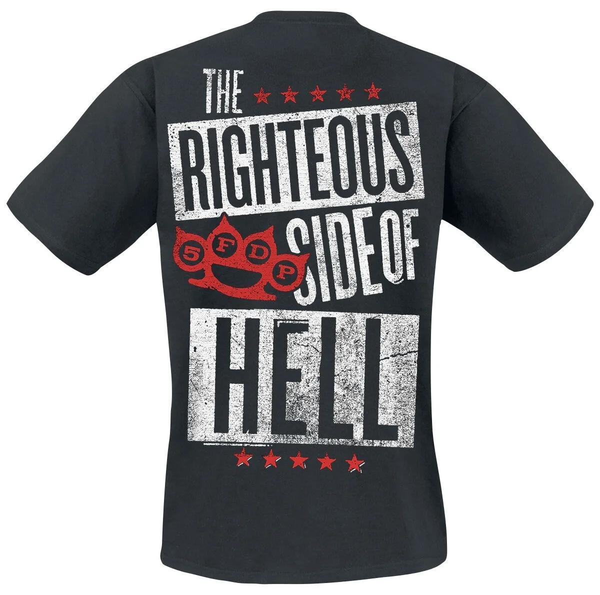 Five Finger Death Punch The Wrong Side of Heaven Print T-Shirt Unisex Metal Fans Tee