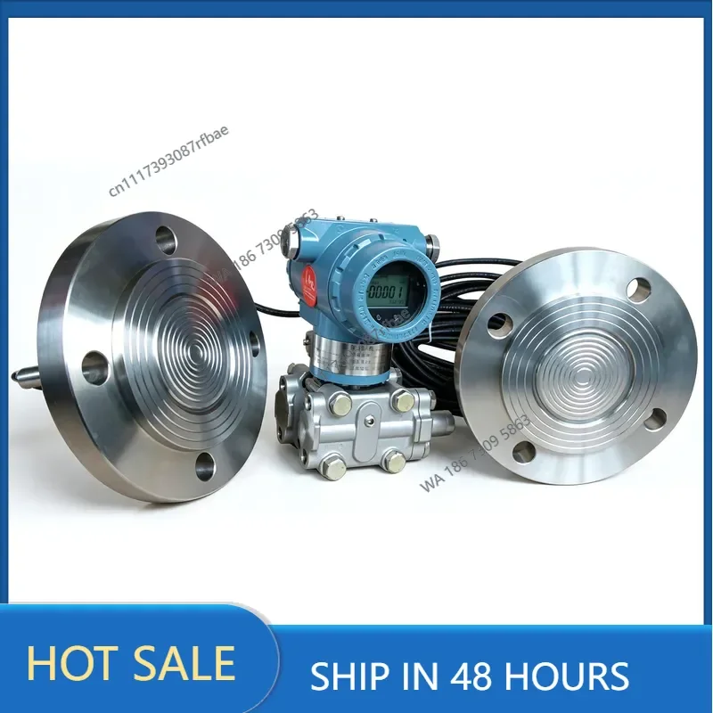 Ultra-high temperature single flange isolation diaphragm sealed differential pressure transmitter, diaphragm intelligent