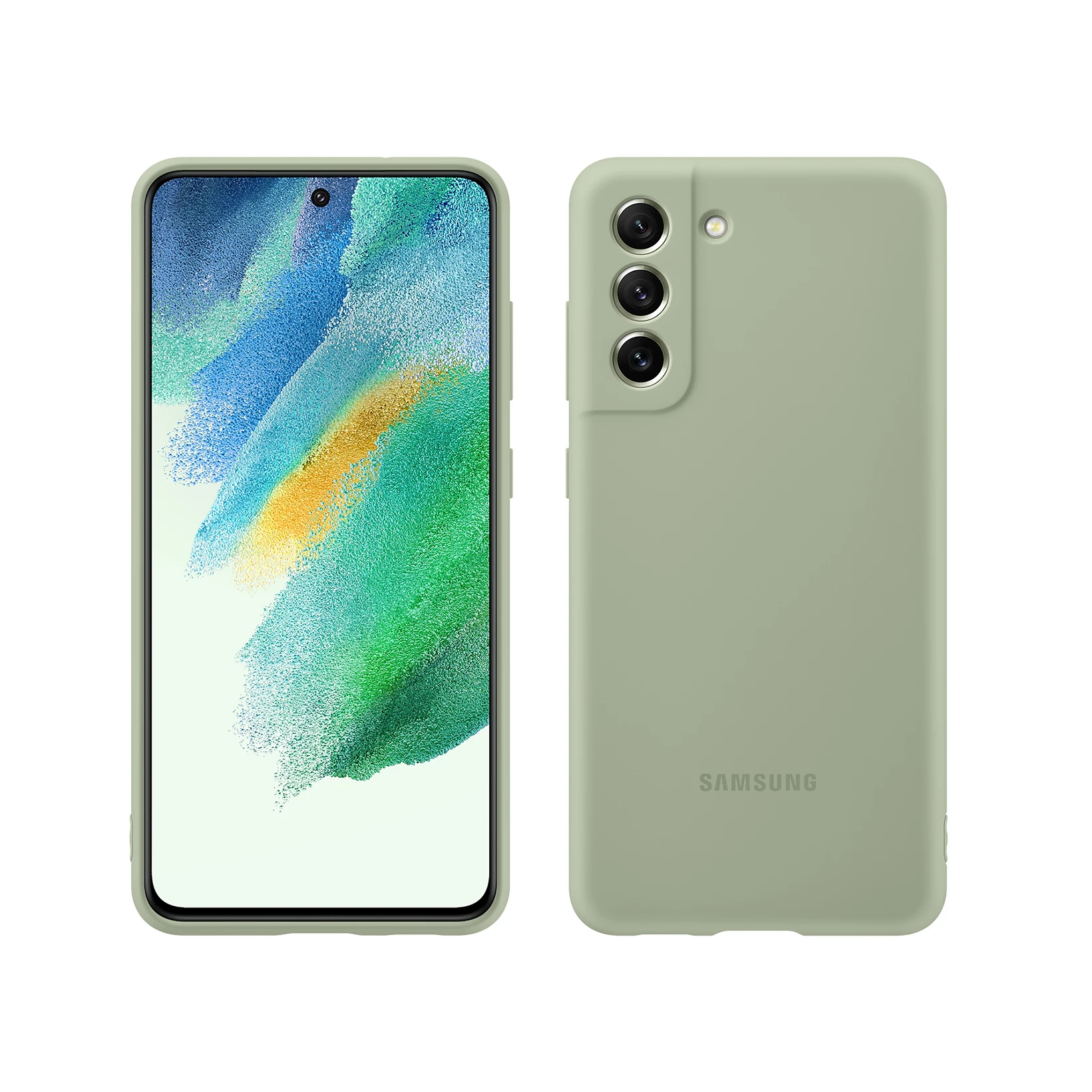 Oryginalne silikonowe etui do Samsung Galaxy S21 FE, certyfikowane produkty S21FE, przyjazne dla skóry, odporne na wstrząsy etui na telefon S 21FE — zdjęcie produktu 6