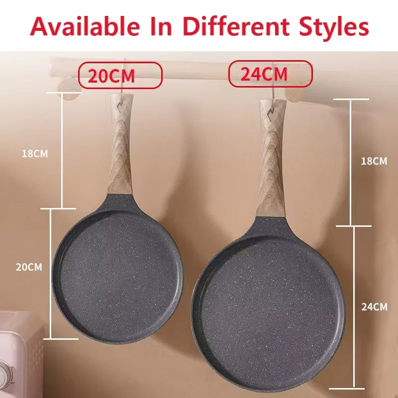 Maifan Stone Frying Pan Steak Pancake Omelette Non-Stick Cooking Breakfast Maker Induction Cooker Gas thousand-Layer Bakeware