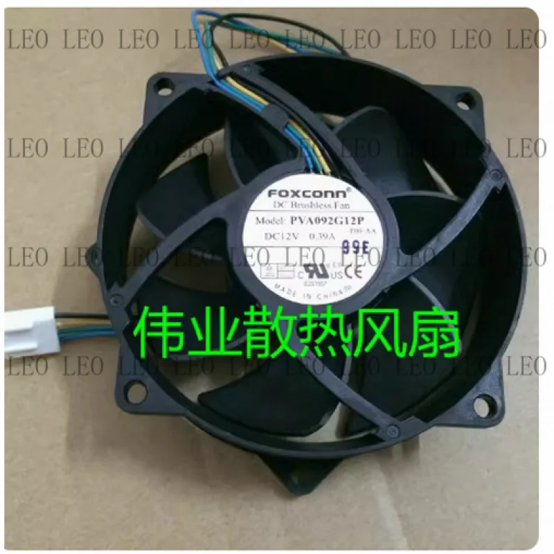 

SS For FOXCONN PVA092G12P DC12V 0.39A 9025 9CM 4-Pin Speed Control Round Fan