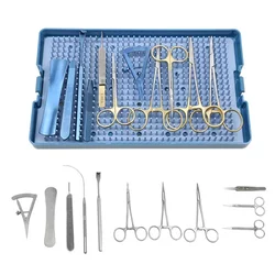 Double Eyelid Set Scissors Ophthalmic Needle Holder Hemostatic Forceps Cosmetic Plastic Instrument Ophthalmic Surgery Instrument